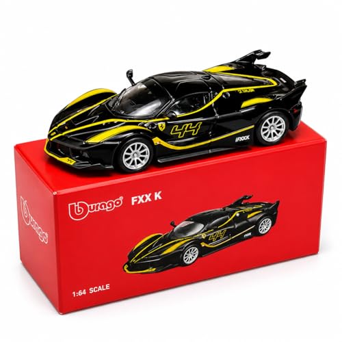 Image of Smiley Buds Ferrari FXX-K 1:64 Scale Die Cast Model | Premium Collector Edition Miniature Sports Car | Detailed Racing Design | Display for Collectible