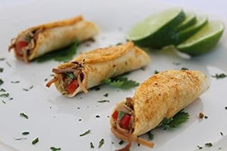 Pork Carnitas Taquitos for Party - Gourmet Frozen Pork Appetizers [Set of 3 Trays]
