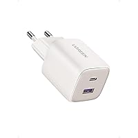 UGREEN Nexode 35W Caricatore USB C GaN Caricabatterie 2 Porte Compatibile con Galaxy