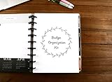 Budget Planner Extension Kit for 9-Disc Classic Happy Planner, Classic Happy Planner Budget Kit,...