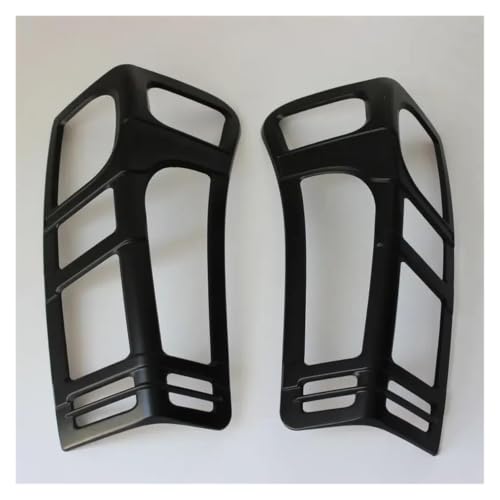Protector de luz trasera ABS negro mate para Isuzu D-Max 2012-2019 de doble cabina
