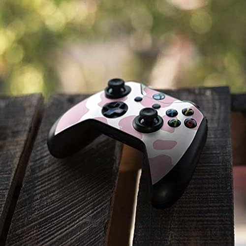 Skinit Decal Gaming Skin Compatible with Xbox One S Controller - Officially Licensed Originally Designed Pink Cow Print Design