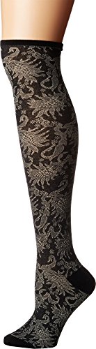 Image of Natori Raven Cotton Blend Knee High Sock