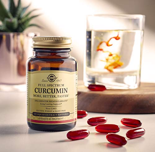 Solgar - Curcumina Full Spectrum - 30 Cápsulas em gel