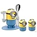 Produktbild WMF Minions Eierbecher -Set 4-teilig, Becher mit Löffel, Salz und Pfefferstreuer, ab 3 Jahren, Kunststoff, bpa-frei