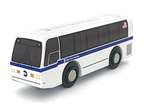 MUNI PALS Munipals MP01-2102 NYC Nova Bus RTS-06 MTA Wooden Railroad Car