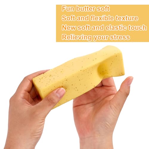 Lyreh Ściskana Zabawka Masło Squishy, Materiał PU Masło w Patyczku