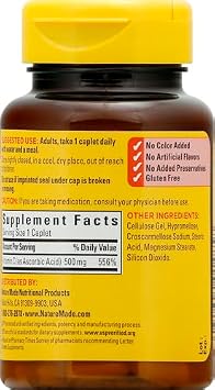 Vitamin C 500 Milligrams 100 Cplts