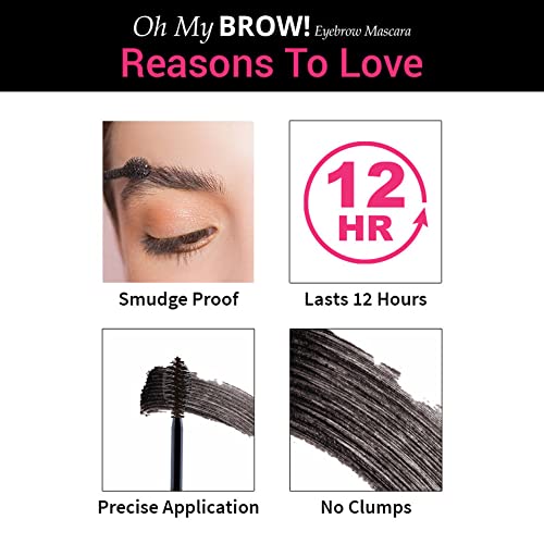 Nykaa Oh My Brow Eyebrow Mascara (Sirius Brown) - Image 5