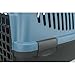 TRIXIE Transportbox Capri 1, XS: 32 × 31 × 48 cm - Tragegriff - Kunststoff - dunkelgrau/pastellblau - 39812