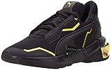 Suelo duro PUMA 193784, Zapatillas de Gimnasio Mujer, Negro Team Oro, 42 EU