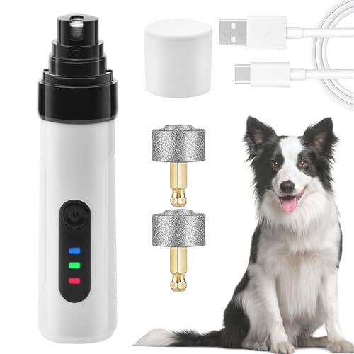 Heusom Silent Groom Pro - Cordless Nail Grinder for Dogs & Cats, Quiet USB Rechargeable Pet Nail Trimmer, 2-Speed Electric Nail Grinder Suitable for Small, Medium & Large Pets (1Pcs) Heusom Silent Groom Pro - Cordless Nail Grinder for Dogs & Cats, Quiet USB Rechargeable Pet Nail Trimmer, 2-Speed Electric Nail Grinder Suitable for Small, Medium & Large Pets (1Pcs)