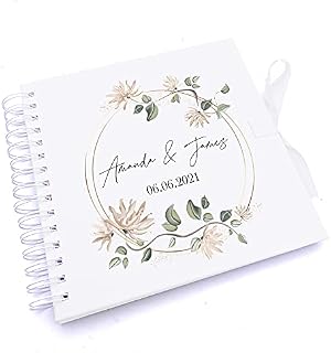 Personalised Wedding Scrapbook, Guest Book, Photo Album Wedding Couple