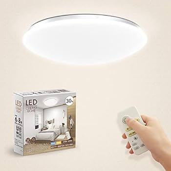 Amazon.co.jp : 創優会ledシーリングライト 8畳 リモコン付き 調