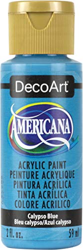 Image of DecoArt Americana Acrylic Paint, 2-Ounce, Calypso Blue
