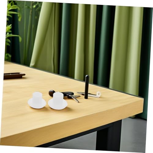 Tapas de tornillos redondos de plástico Kisangel y tapones decorativos para muebles 8