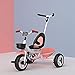 Tricycle d'enfants, tricycle Trike Kids Ride-on tricycle pour enfants, 2 en 1 Trike pédale de pédale d'enfant pour 3-6 ans Garçons Filles Trolley Scooters Scooters, Stockage arrière / Poignée mère amo