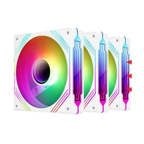 Ventilateur de boîtier 14 cm ARGB inversé PWM 4 broches pour PC fixe