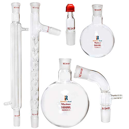 Appareil de distillation en verre pour huile essentielle et kit verrerie laboratoire