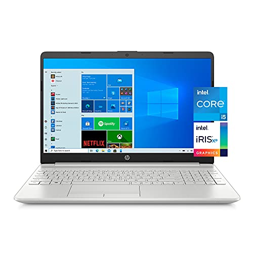 Image of HP Thin Laptop 15.6inch FHD IPS, 11th i5-1135G7 (Beat i7-1065G7), 8GB RAM,64GB PCIe SSD, Micro-Edge Display, Webcam, HDMI, USB-C, Wi-Fi, Iris Xe Graphics, Windows 10 | Accessories, Silver (HP 15)