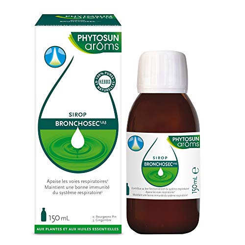 Phytosun ArĂ´ms Sirop BRONCHOSEC aux plantes & huiles essentielles - 150 mL