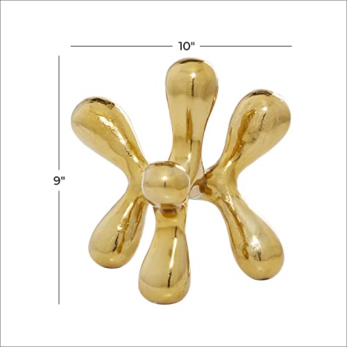 Cosmoliving By Cosmopolitan 27976 Aluminum Metal Abstract Decorative Sculpture Home Decor Statue thumb #5