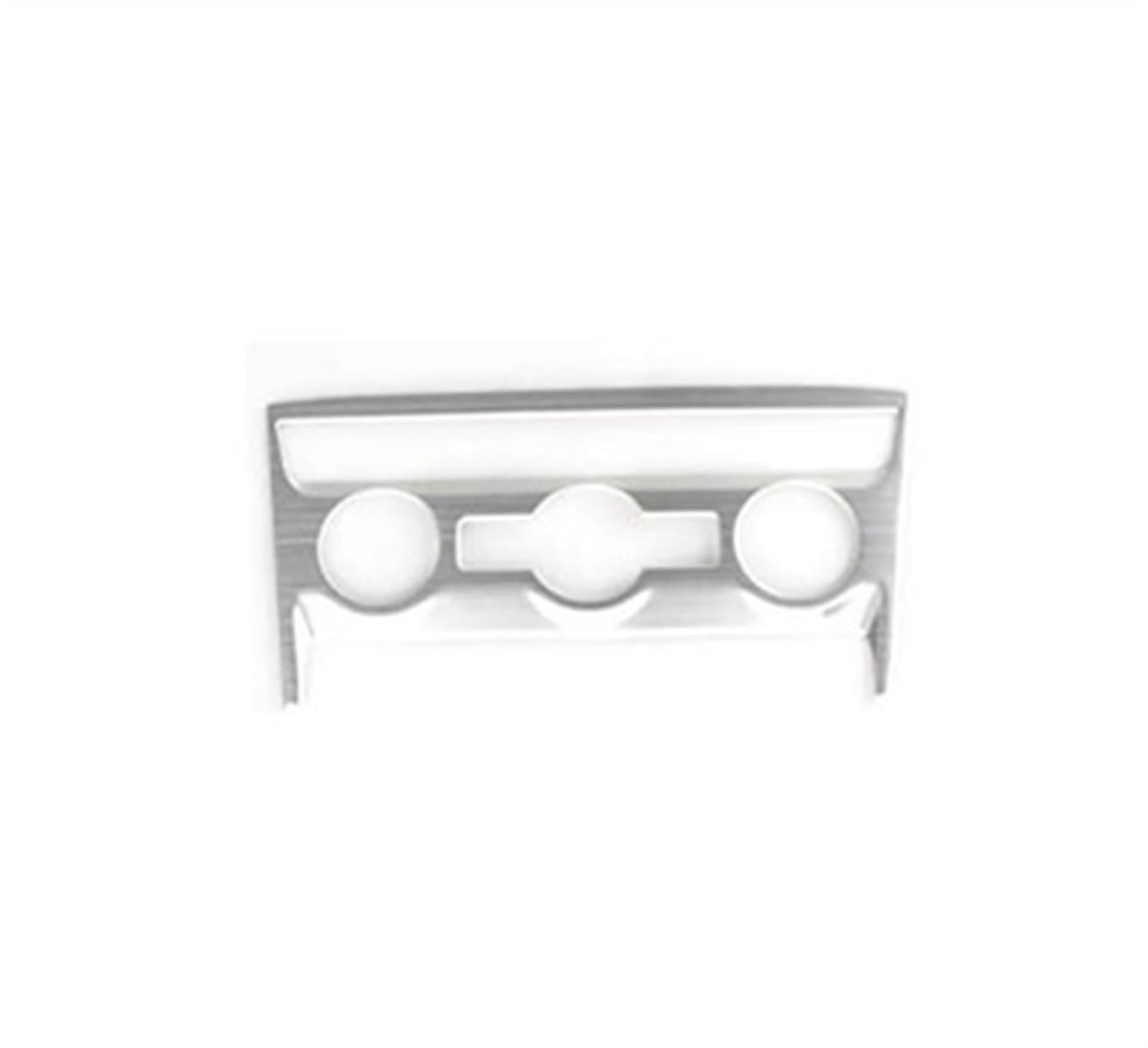 Qibbei Silver Air Knob Car Center Console Decorative Panel Cover Sticker Auto Interior Mouldings For Skoda For Kodiaq 2017-2020 Stickers(Silver Air Knob)