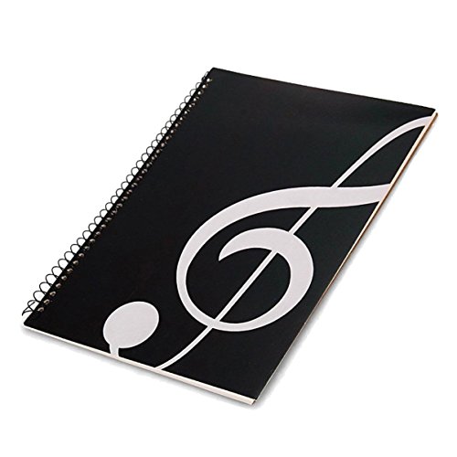 MUSE Musical Blank Sheet Music Music Manuscript Paper/Musicians Notebook/Composition Manuscript 50 Pages (Note Black)