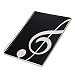 MUSE Musical Blank Sheet Music Music Manuscript Paper/Musicians Notebook /Composition Manuscript 50 Pages (Note Black)