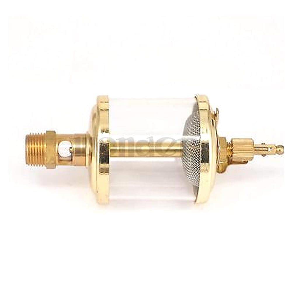 3/8" BSP Male x 2" Outer Diameter Brass Sight Gravity Drip