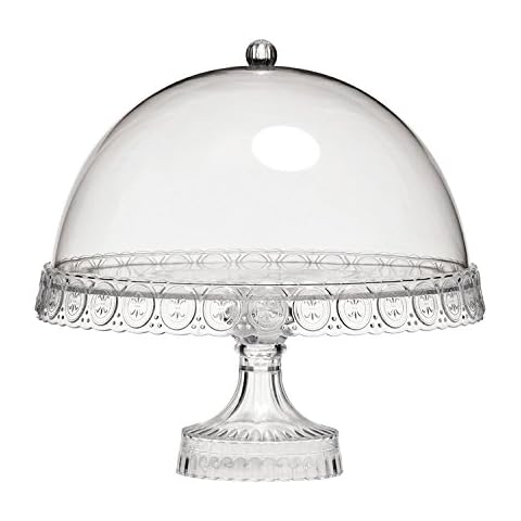 Premier Housewares Cupcake Stand with Dome Lid Cover