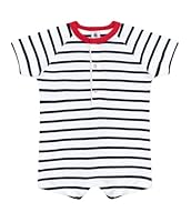 Petit Bateau Baby Jungen Combicourt A0cv3, Weiß/Blau, 18 Monate