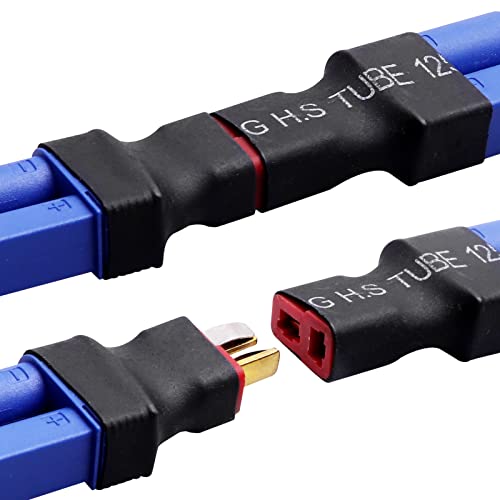 Adaptador Deans T a EC5 para Batería Lipo RC con Correas 5