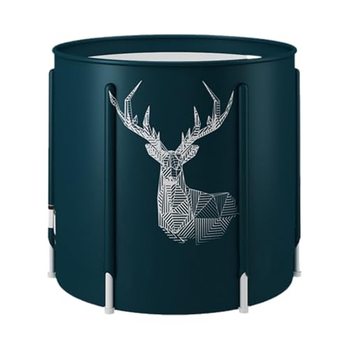 Bañera plegable - Fácil de iniciar la ducha, baño de ahorro de espacio | Bañera plegable portátil para adultos, baños de pie, bañera relajada, baño de hielo, bañera compacta