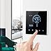 NDNCZDHC 3500W Smart Thermostat 5‑60℃ Boiler Temperature Controller with LCD Digital Display Remote Control Intelligent Timing Touch Control Programming Time Control (3A Plumbing/Boiler)