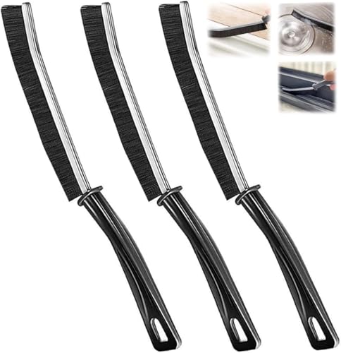 Oanruyan 3pc-Black Gap Cleaning Brush, 2023 New Multifunctional Crevice Cleaning