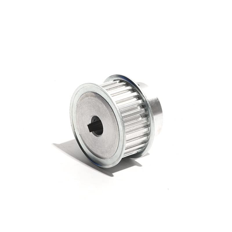 Poulie de courroie de distribution T5 avec rainure de clavette poulie de Transmission 24T largeur de courroie 11/16mm 8/10/12/14/19/20mm alésage poulie T5 24 dents(Bore 10mm Key 3x1.4,16mm)
