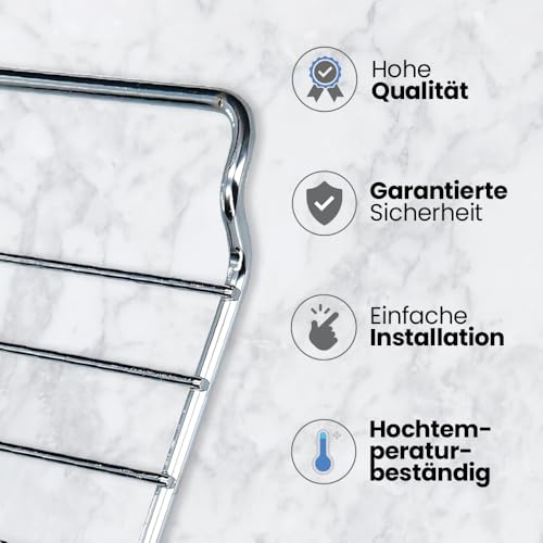 Anakel Home Ersatz-Ofenrost 83115003, kompatibel mit Teka-Öfen | 37 x 46 cm großes Ofenblech für die Modelle Teka, Prima und Thor, Edelstahl