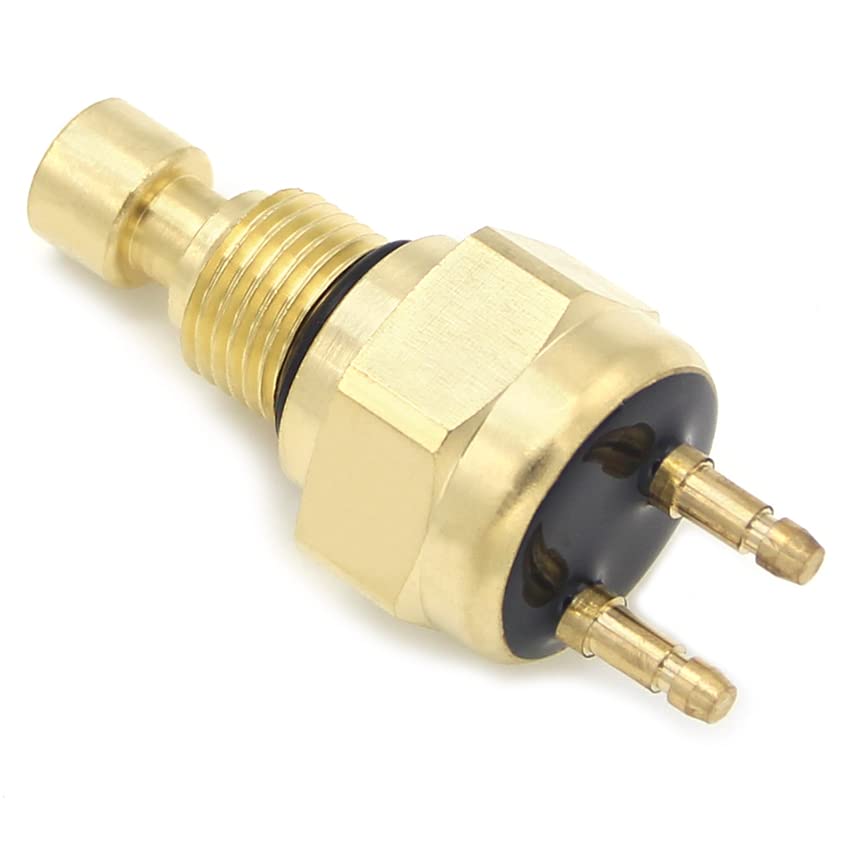 Water Temp Temperature Sensor, Radiator Fan Thermo Switch Compatible with for Kawasaki 27010-1202 27010-1317, for Kawasaki KAF620C Mule 2500 1994-2000 for Kawasaki KAF620 Mule 3000/3010 4X4