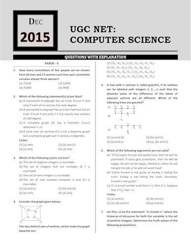 Image of UGC NET Computer Science Book 2026 | 12 Years Paper 2 Previous Year Solved Papers (2015 - Jan 2026) with Detailed Solutions | Best Seller PYQ for NTA UGC NET /JRF Computer Science Exams in India | IFAS