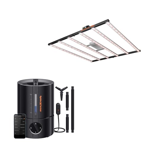Spider Farmer 5L Humidifier and SE7000 Grow Light
