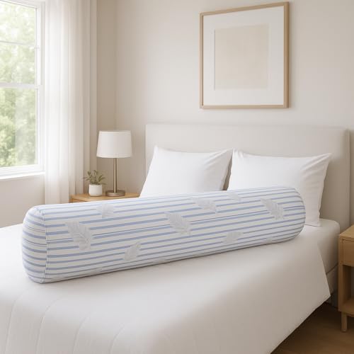 Blanrêve - Traversin d'Antan Naturel Plume - Confort Mi-Ferme - Entretien Facile - 140 cm -...