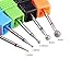 MZCMSL 5PCS Nail Drill Bits Ball Head 3/32 Diamond Cuticle Bit For Electric Nail File Machine