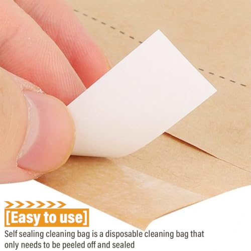 WeddHuis Sterilisationsbeutel 50 Stück Selbstversiegelnde Für Kosmetika und Nagelwerkzeuge (75 x 150 mm)
