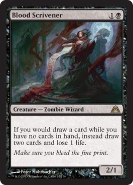Amazon.com: Magic The Gathering - Blood Scrivener - Dragon's Maze
