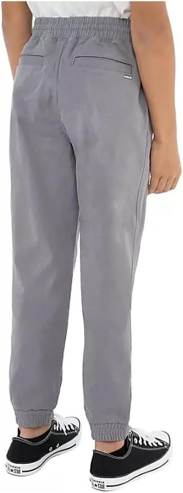 Hurley Boys' Woven Jogger Pants, Cool Grey, Large - Image 2