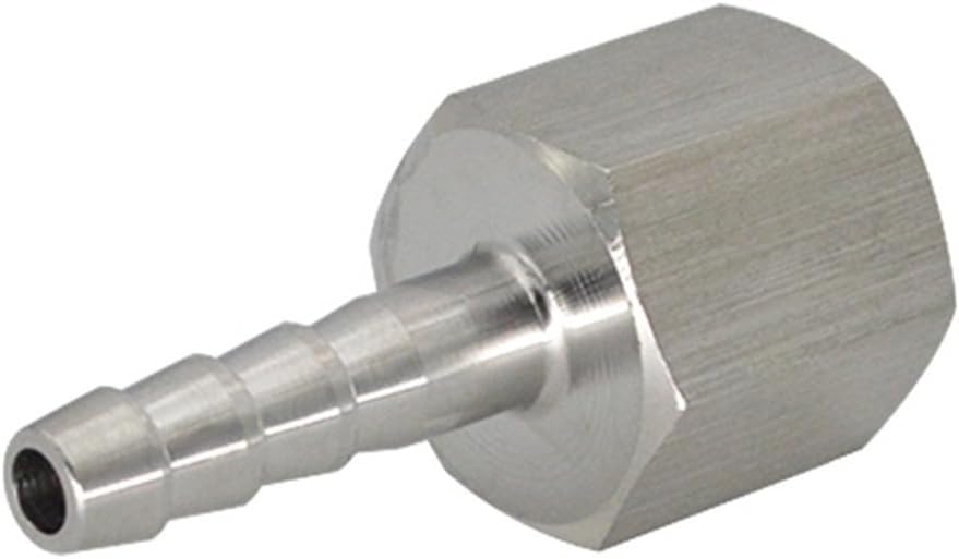 3/4Inch Female Straight Hose Barb Joint Pipe Connection 304 Stainless Steel Connector Tail Fittings 1Pcs(10mm)