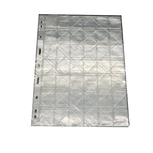 42 Cuadrículas Colección De Monedas Página Del Álbum Debajo De Las Monedas De 28 Mm Con Cubierta Antideslizante Libro De Retención De Monedas Colección De Monedas Página En Vivo 1 Hoja - Blanco