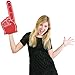 Giant Foam Finger 18 Inch- Number 1 DIY Blank Foam Hand for All Occasions - Cheerleading for Sports - Exciting Vibrant Colors use as Celebration Pom Poms- Great for Athletics Local Sport Events Games