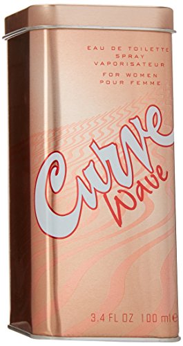 Curve Women's Perfume, Eau De Toilette Spray, Curve Wave, 3.4 Fl Oz
